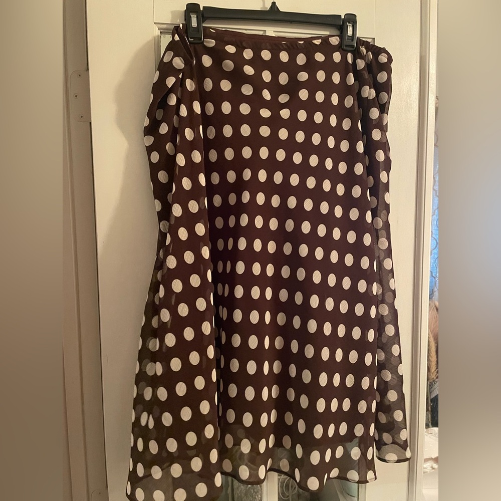 Brown Polka Dot Dress
